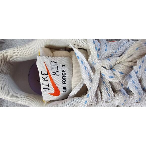 Nike Air Force 1 DX2348-100 Size MEns 10.5 Womens 12 EU 42.5 Sneakers GUC '07 SE - Picture 7 of 11